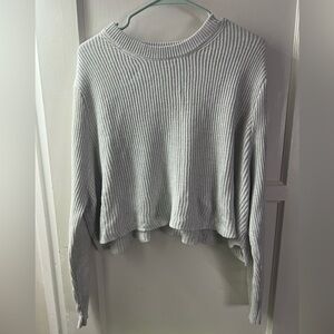 Cotton On Light Gray Ribbed Sweater